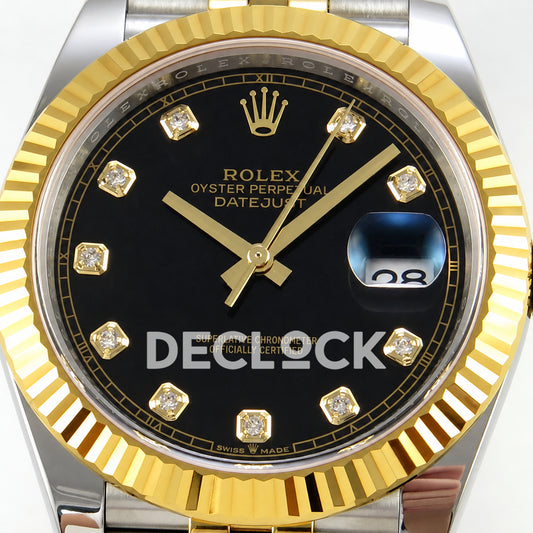 Rolex Datejust 41 126333 Black Diamonds Jubilee RGF JH3235