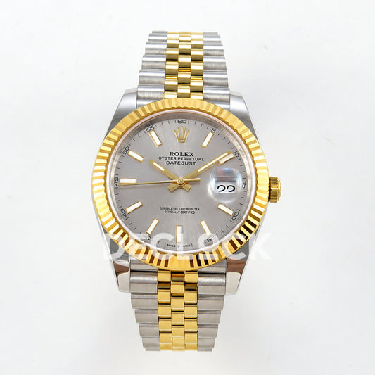 Rolex Datejust 41 126333 Silver Stick Dial Jubilee RGF JH3235