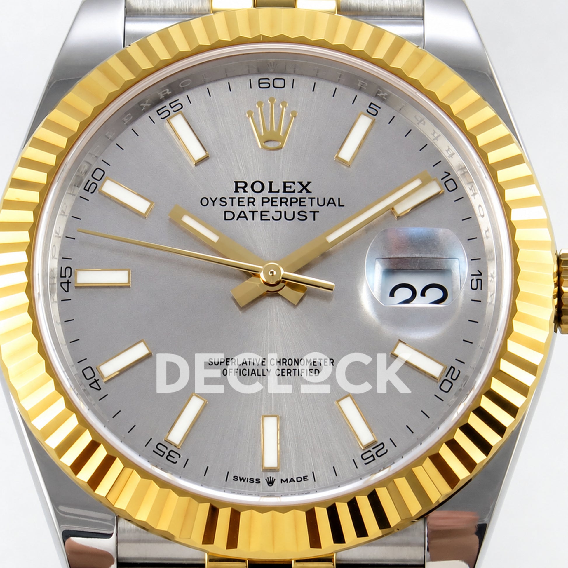 Rolex Datejust 41 126333 Silver Stick Dial Jubilee RGF JH3235