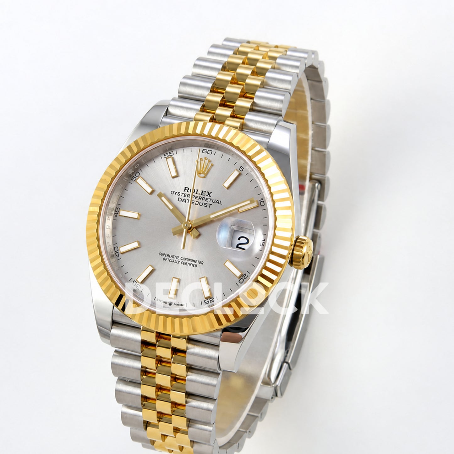 Rolex Datejust 41 126333 Silver Stick Dial Jubilee RGF JH3235