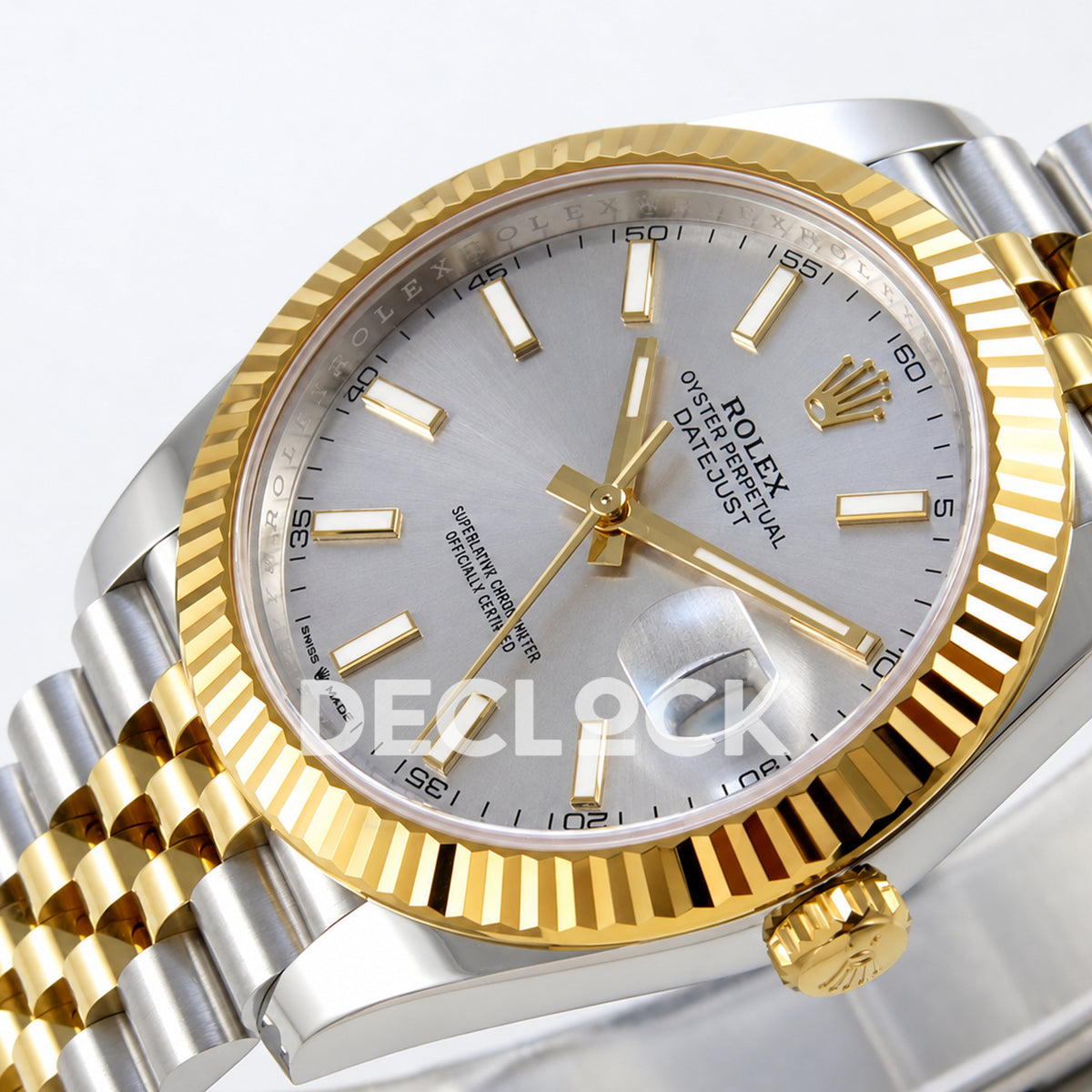 Rolex Datejust 41 126333 Silver Stick Dial Jubilee RGF JH3235