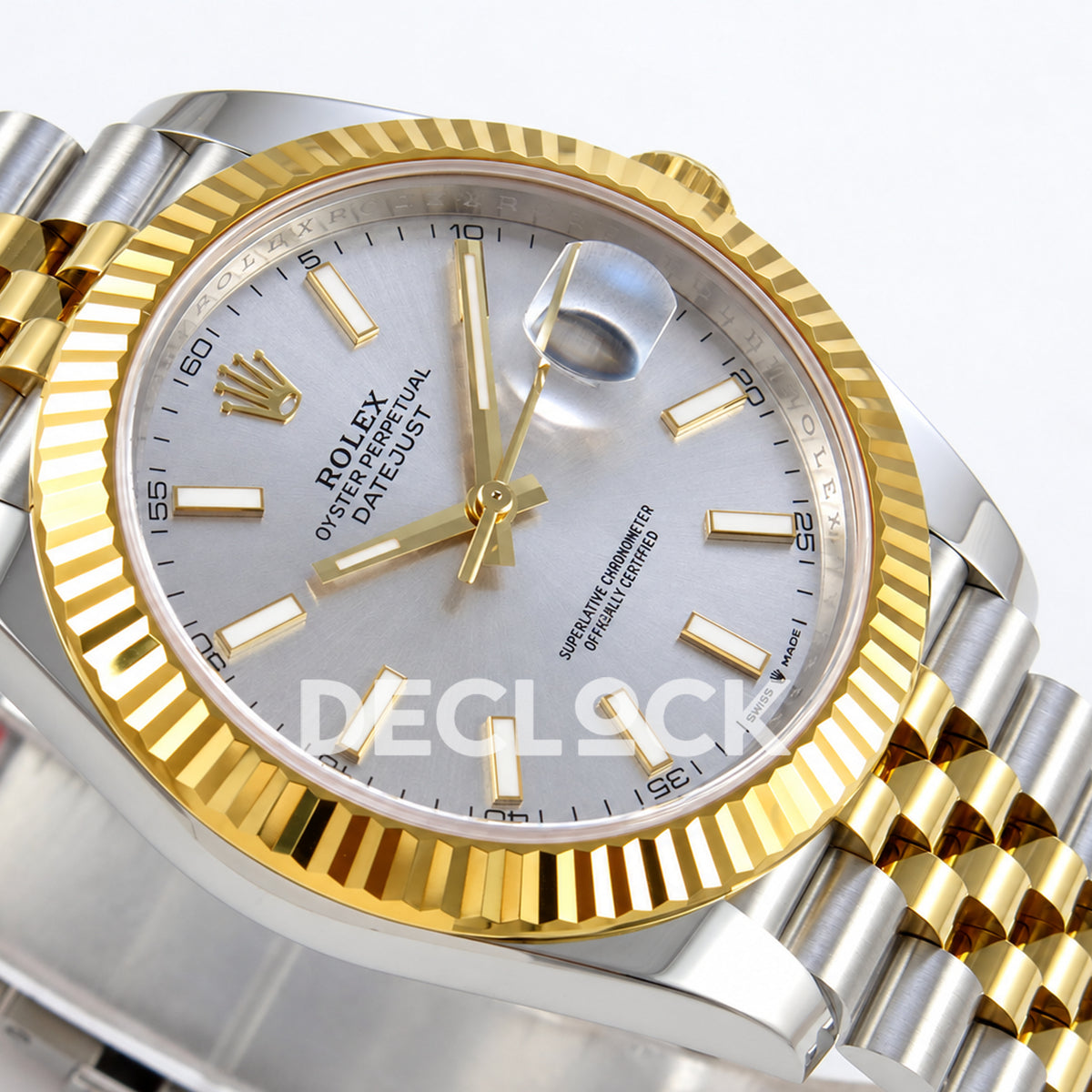 Rolex Datejust 41 126333 Silver Stick Dial Jubilee RGF JH3235