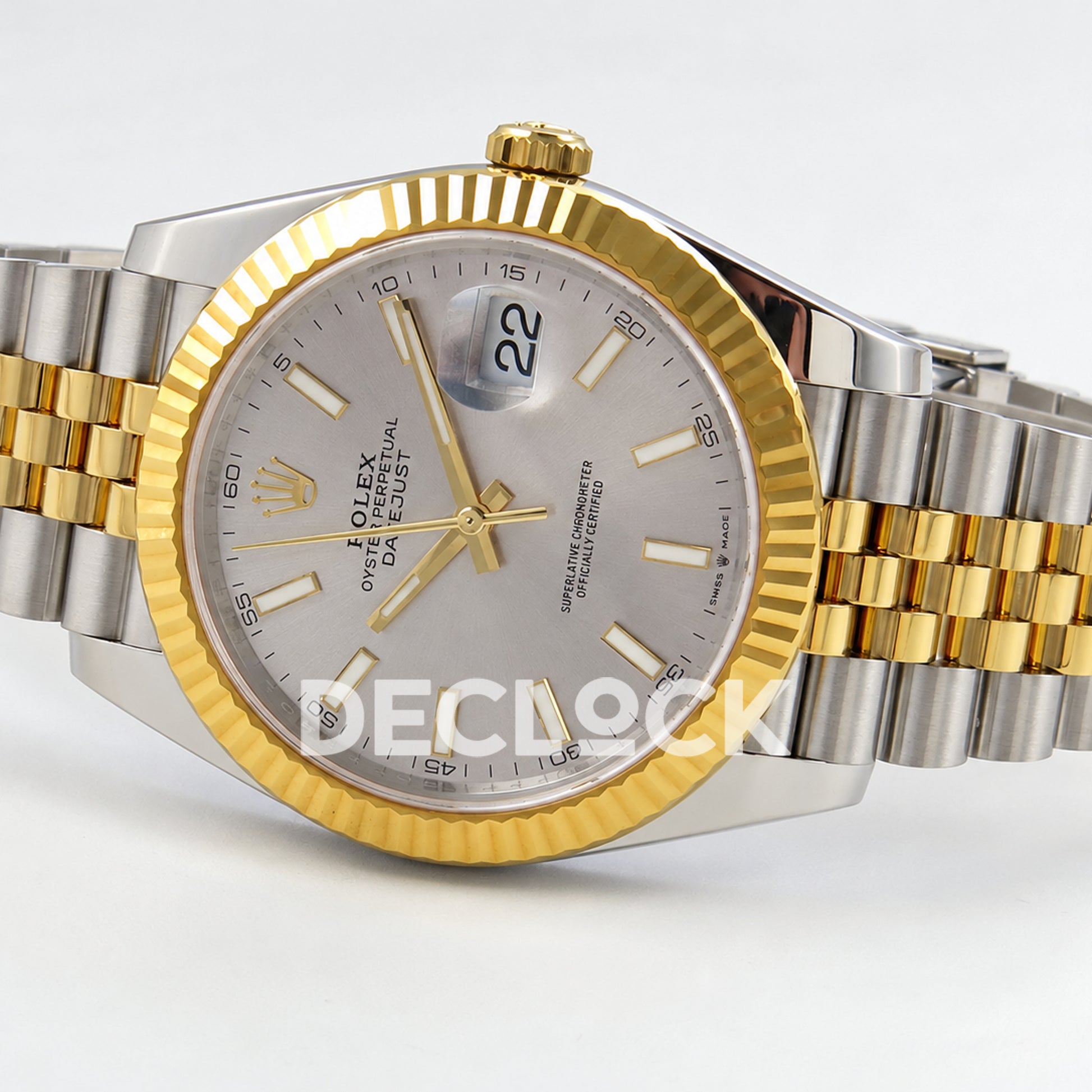 Rolex Datejust 41 126333 Silver Stick Dial Jubilee RGF JH3235