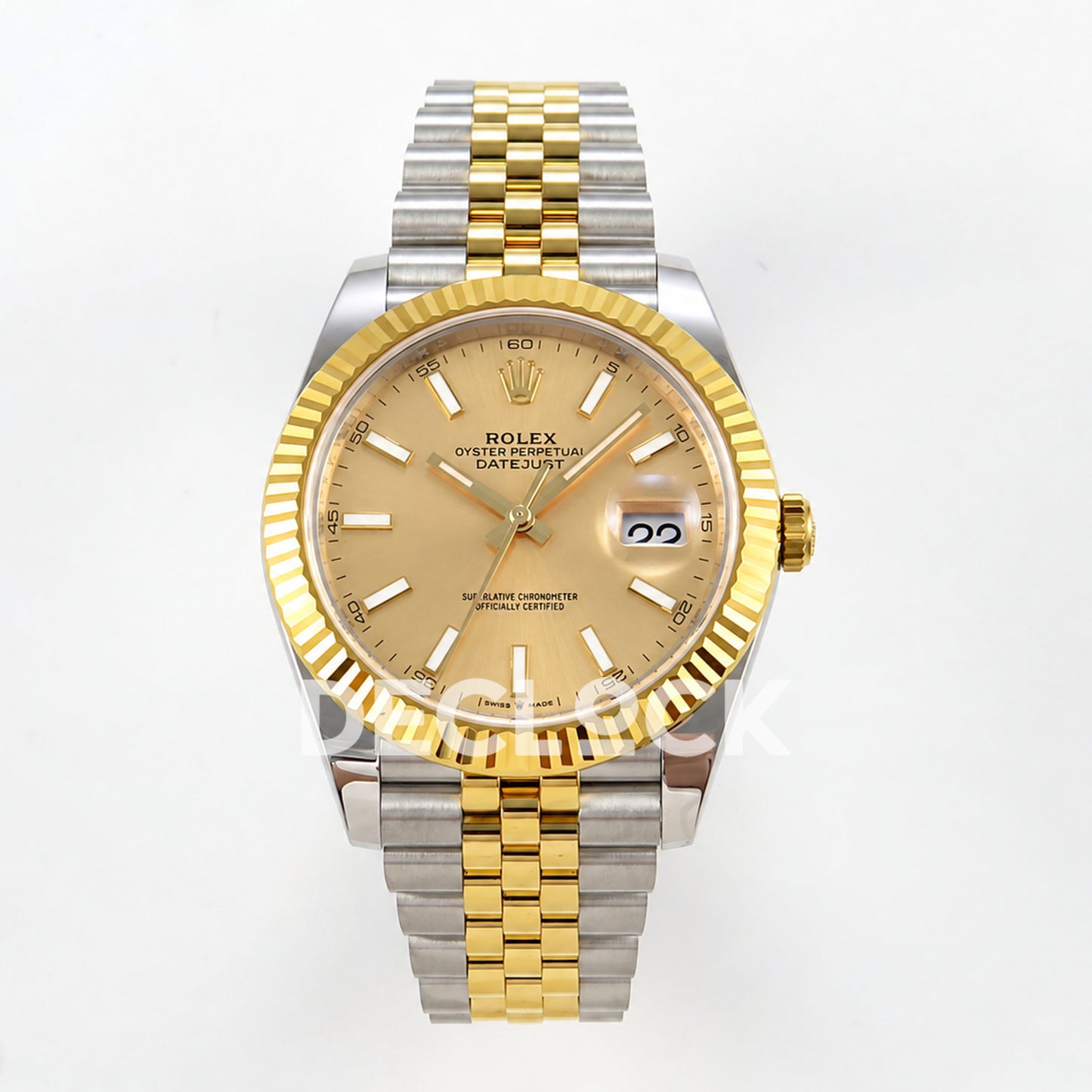 Rolex Datejust 41 126333 Yellow Gold Stick Dial Jubilee RGF JH3235
