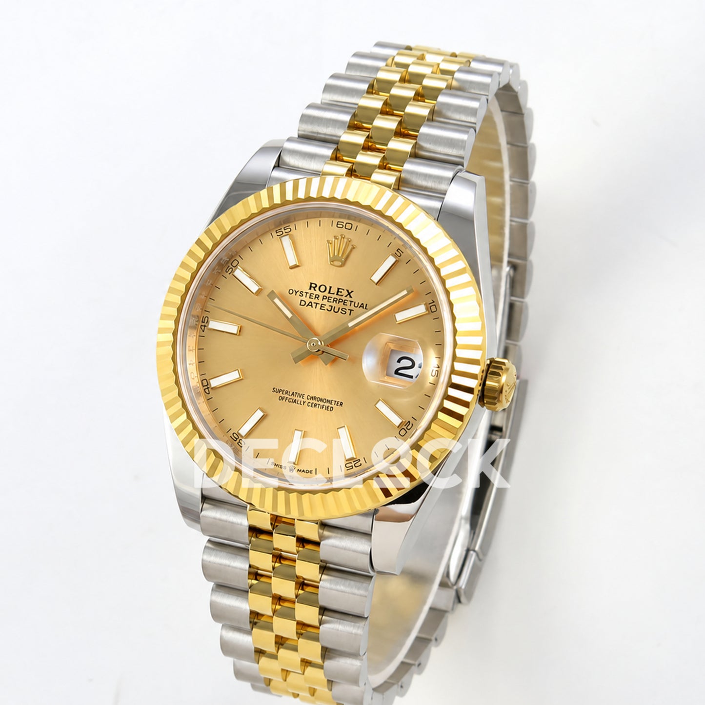 Rolex Datejust 41 126333 Yellow Gold Stick Dial Jubilee RGF JH3235