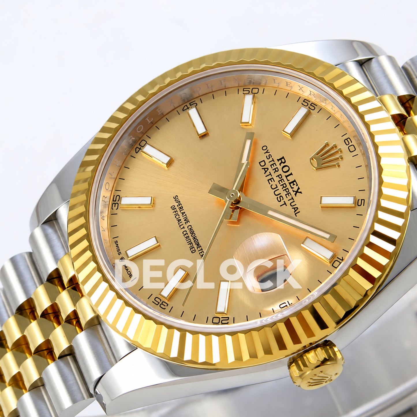 Rolex Datejust 41 126333 Yellow Gold Stick Dial Jubilee RGF JH3235