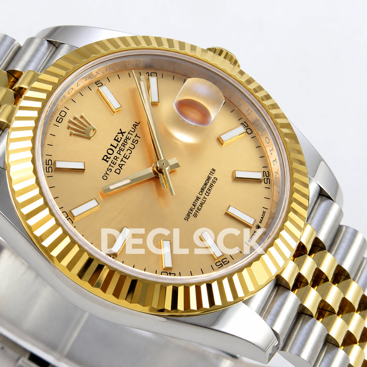Rolex Datejust 41 126333 Yellow Gold Stick Dial Jubilee RGF JH3235