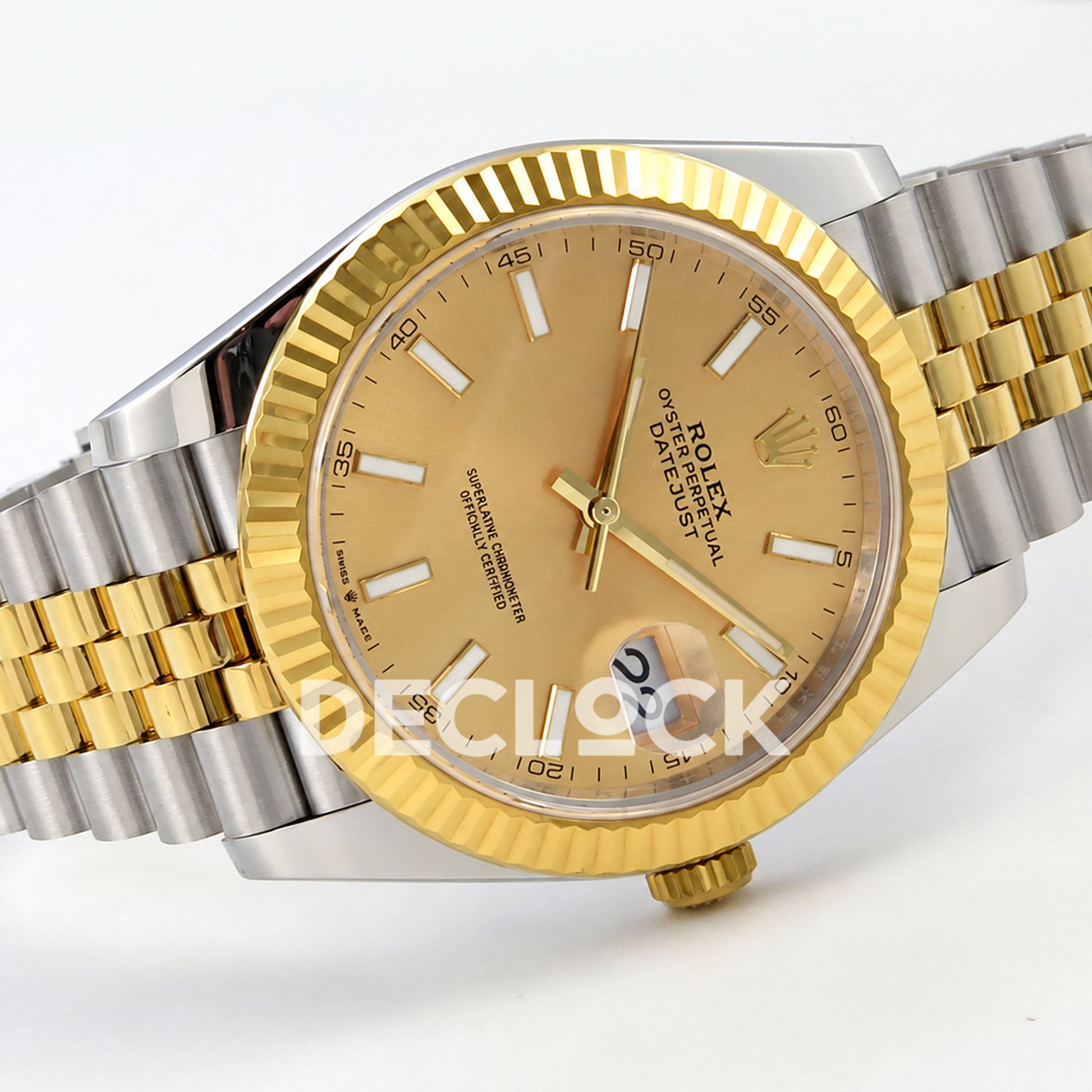 Rolex Datejust 41 126333 Yellow Gold Stick Dial Jubilee RGF JH3235