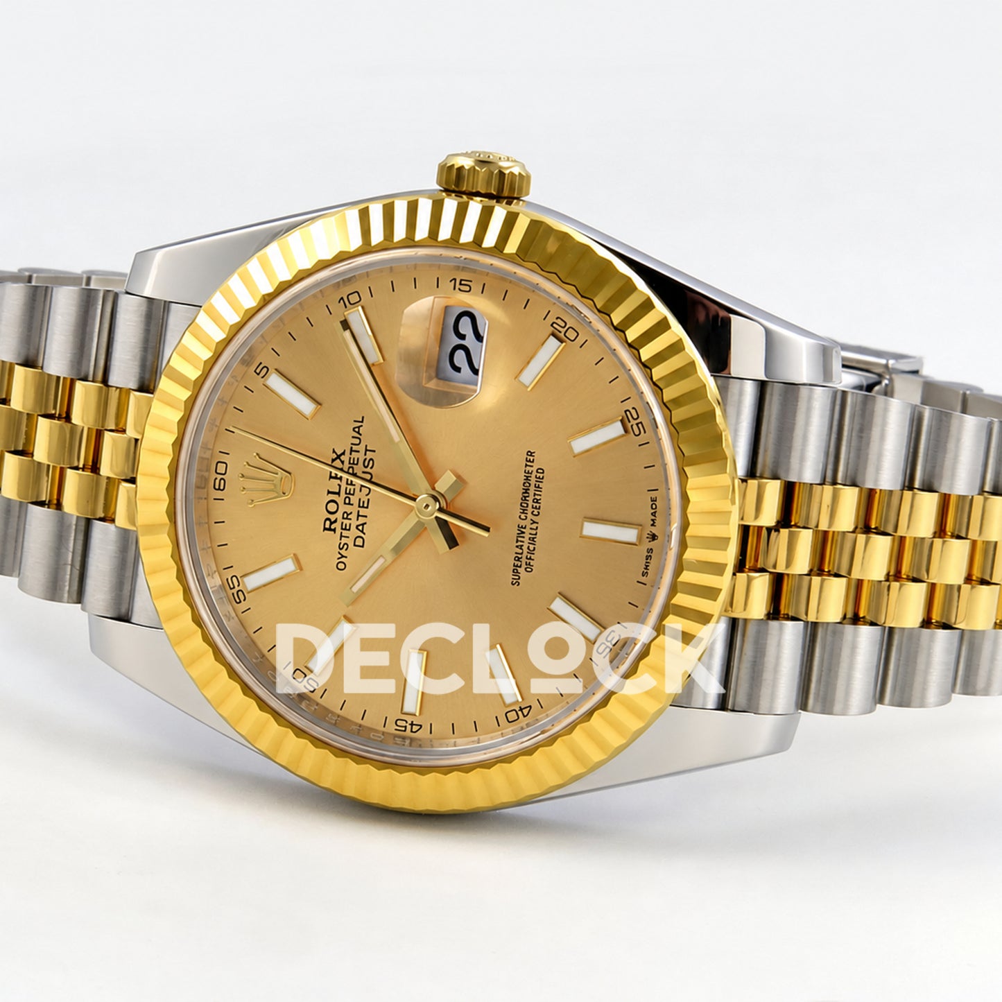 Rolex Datejust 41 126333 Yellow Gold Stick Dial Jubilee RGF JH3235