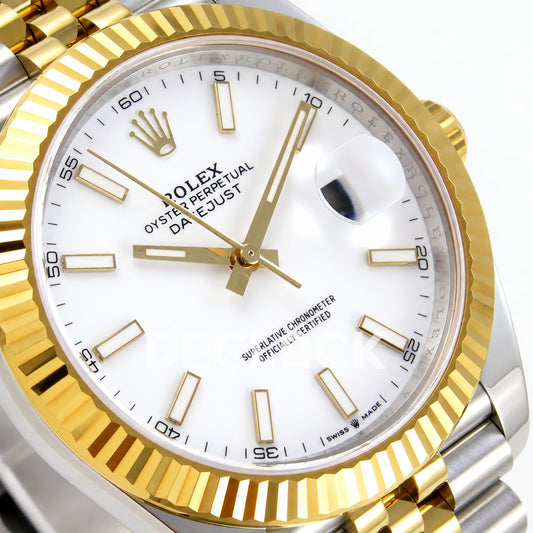 Rolex Datejust 41 126333 White Stick Dial Jubilee RGF JH3235