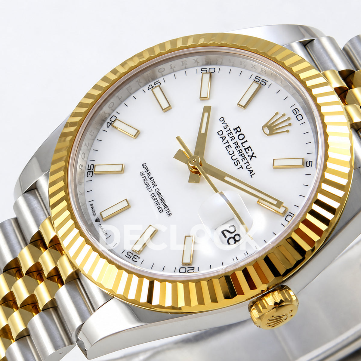 Rolex Datejust 41 126333 White Stick Dial Jubilee RGF JH3235