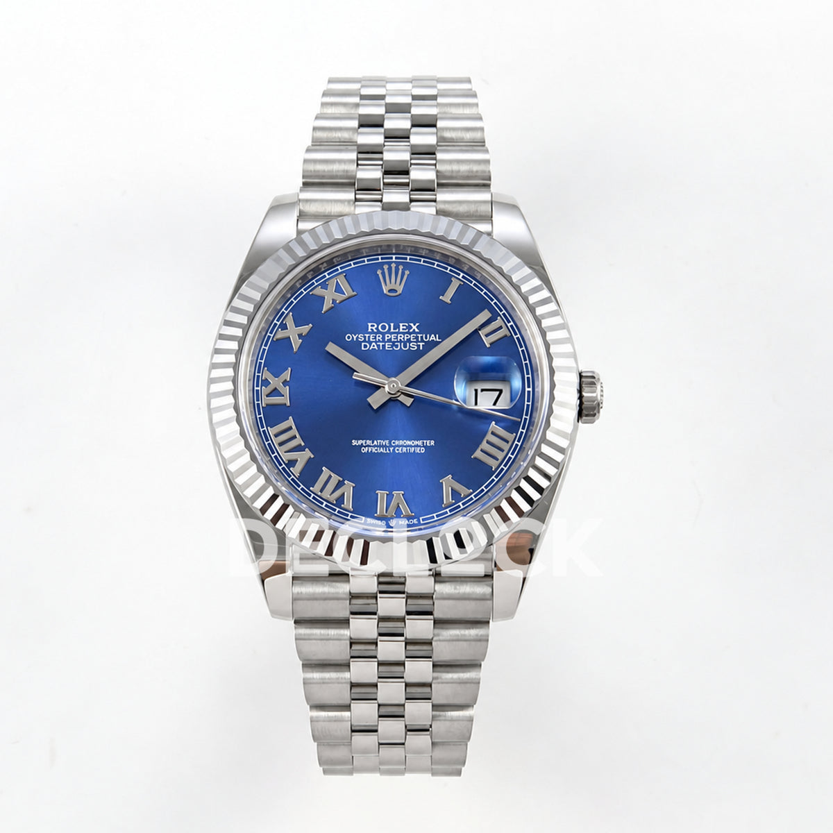 Rolex Datejust 41 126334 Blue Roman Dial Jubilee RGF JH3235