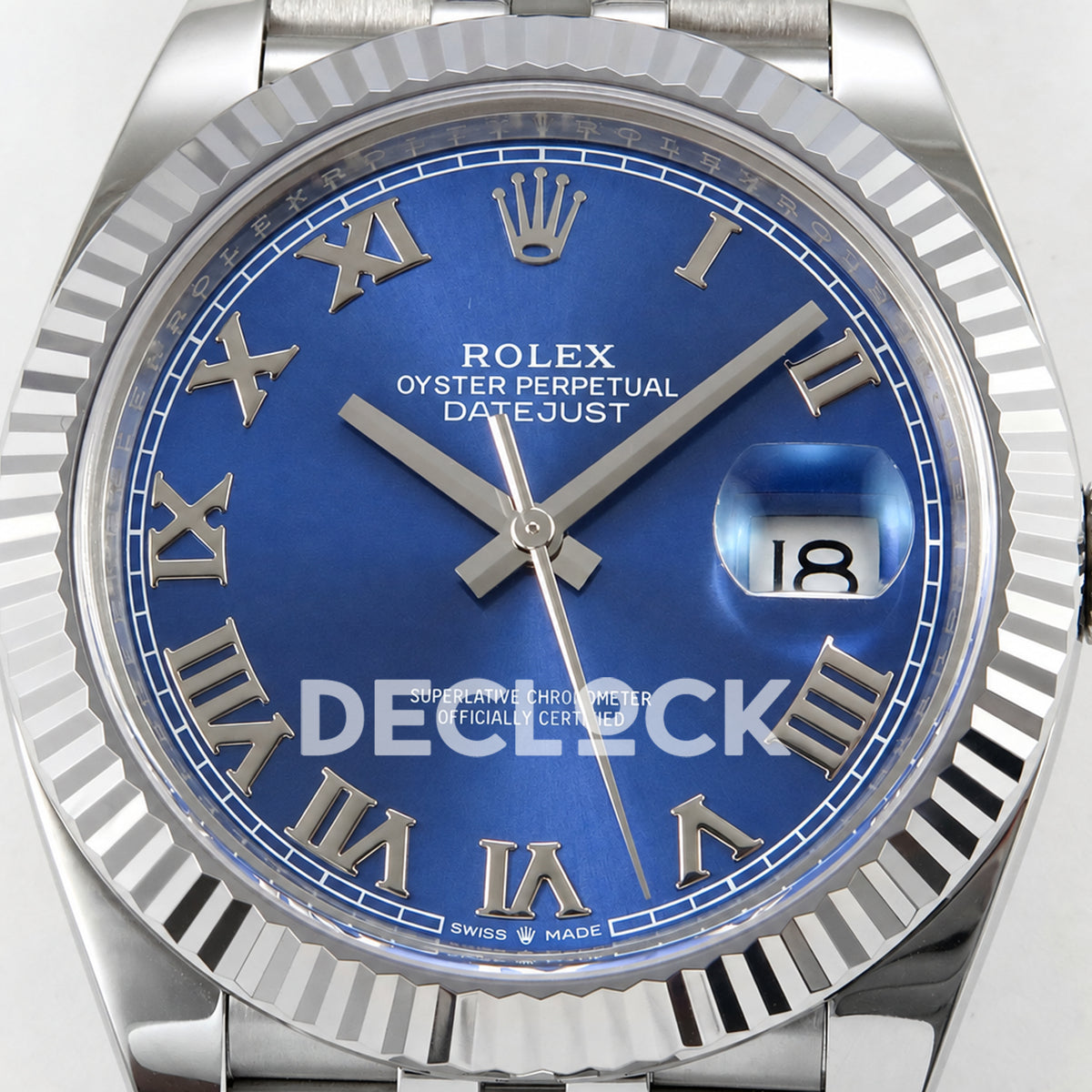 Rolex Datejust 41 126334 Blue Roman Dial Jubilee RGF JH3235