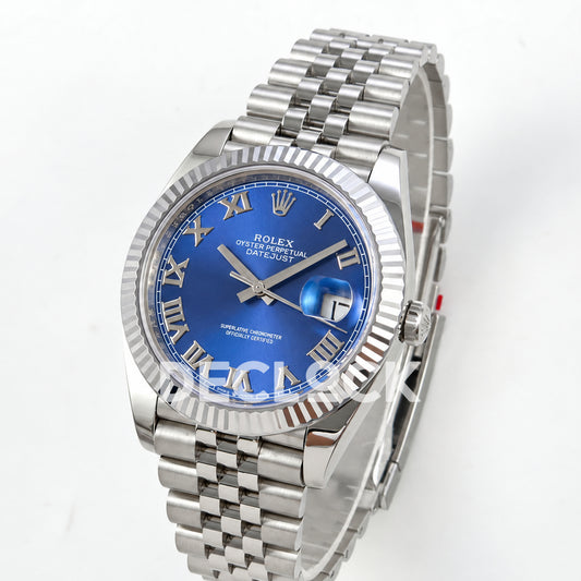Rolex Datejust 41 126334 Blue Roman Dial Jubilee RGF JH3235