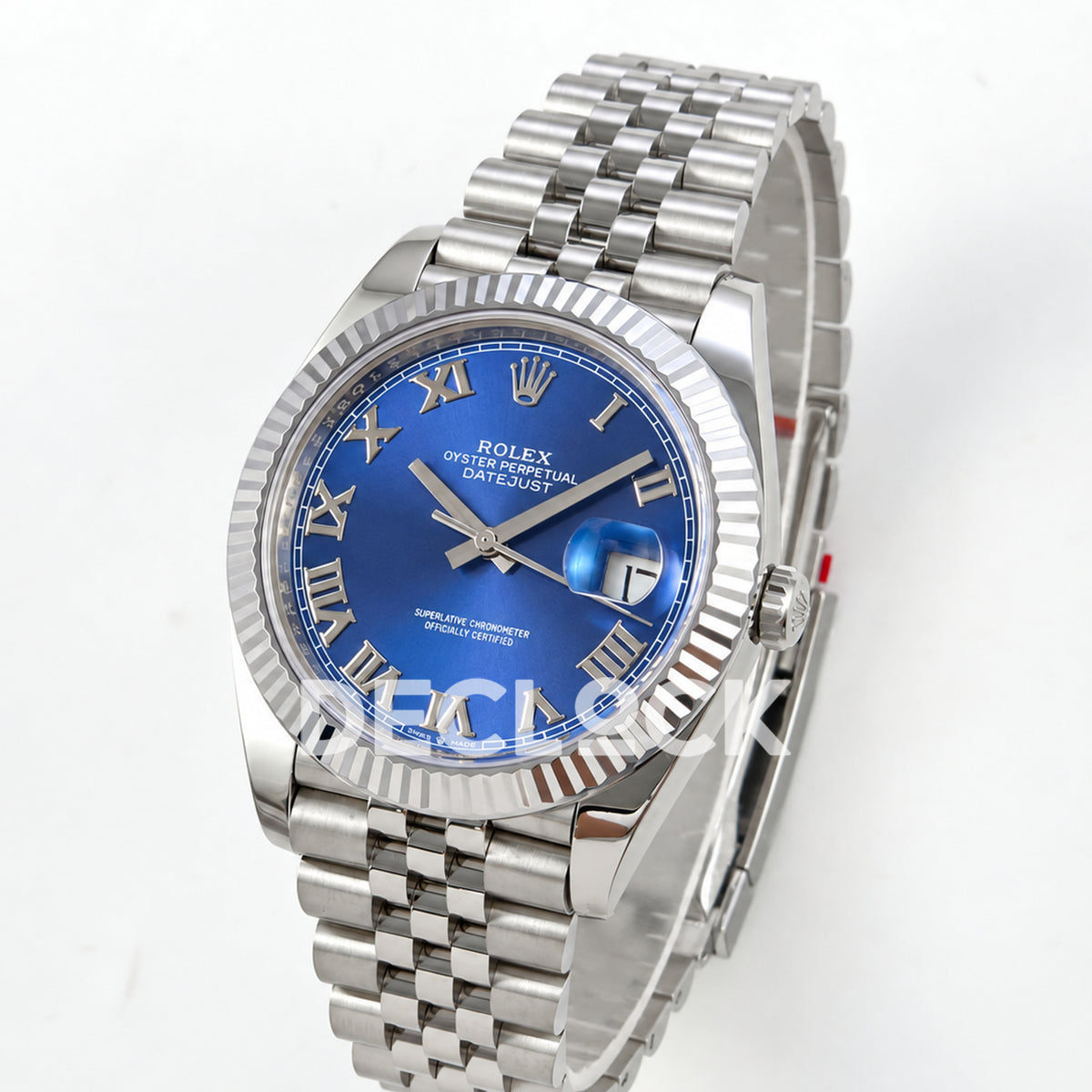 Rolex Datejust 41 126334 Blue Roman Dial Jubilee RGF JH3235