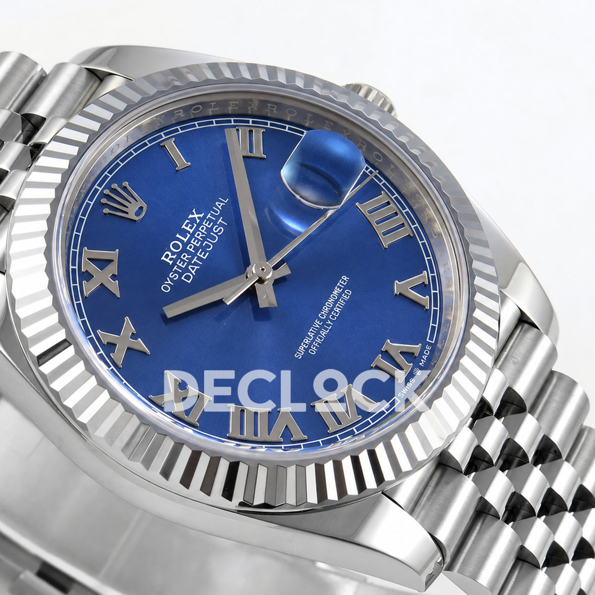 Rolex Datejust 41 126334 Blue Roman Dial Jubilee RGF JH3235