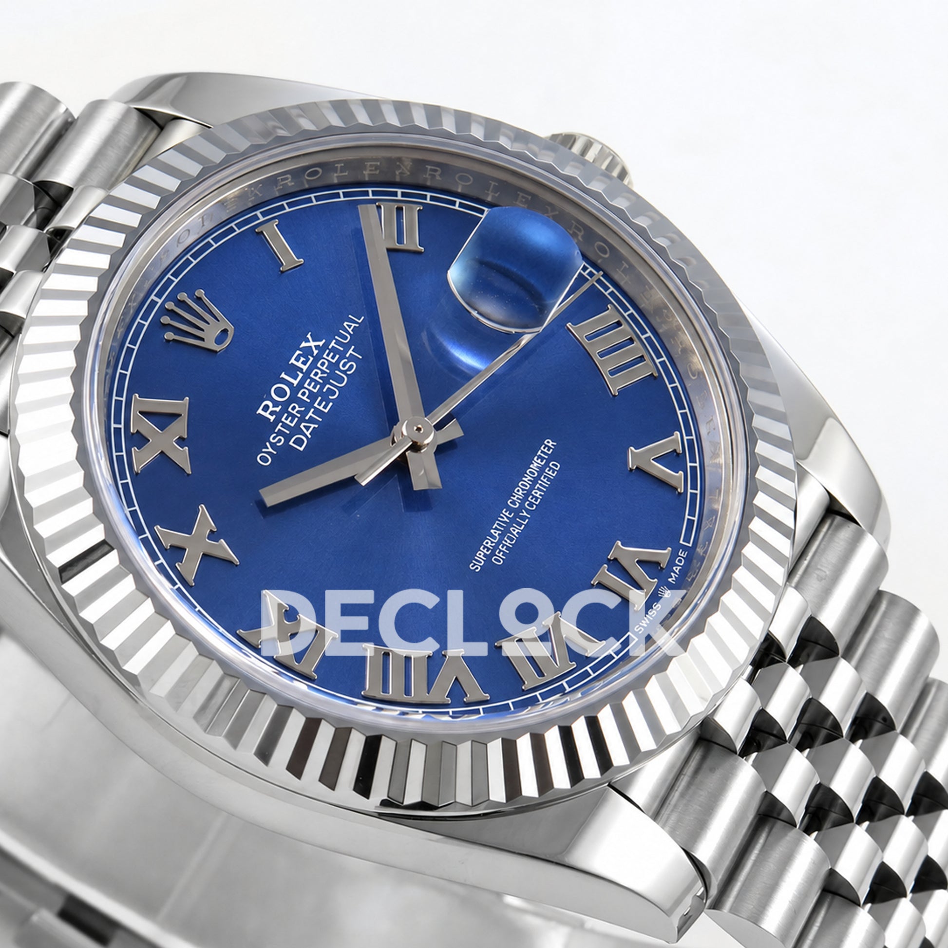 Rolex Datejust 41 126334 Blue Roman Dial Jubilee RGF JH3235
