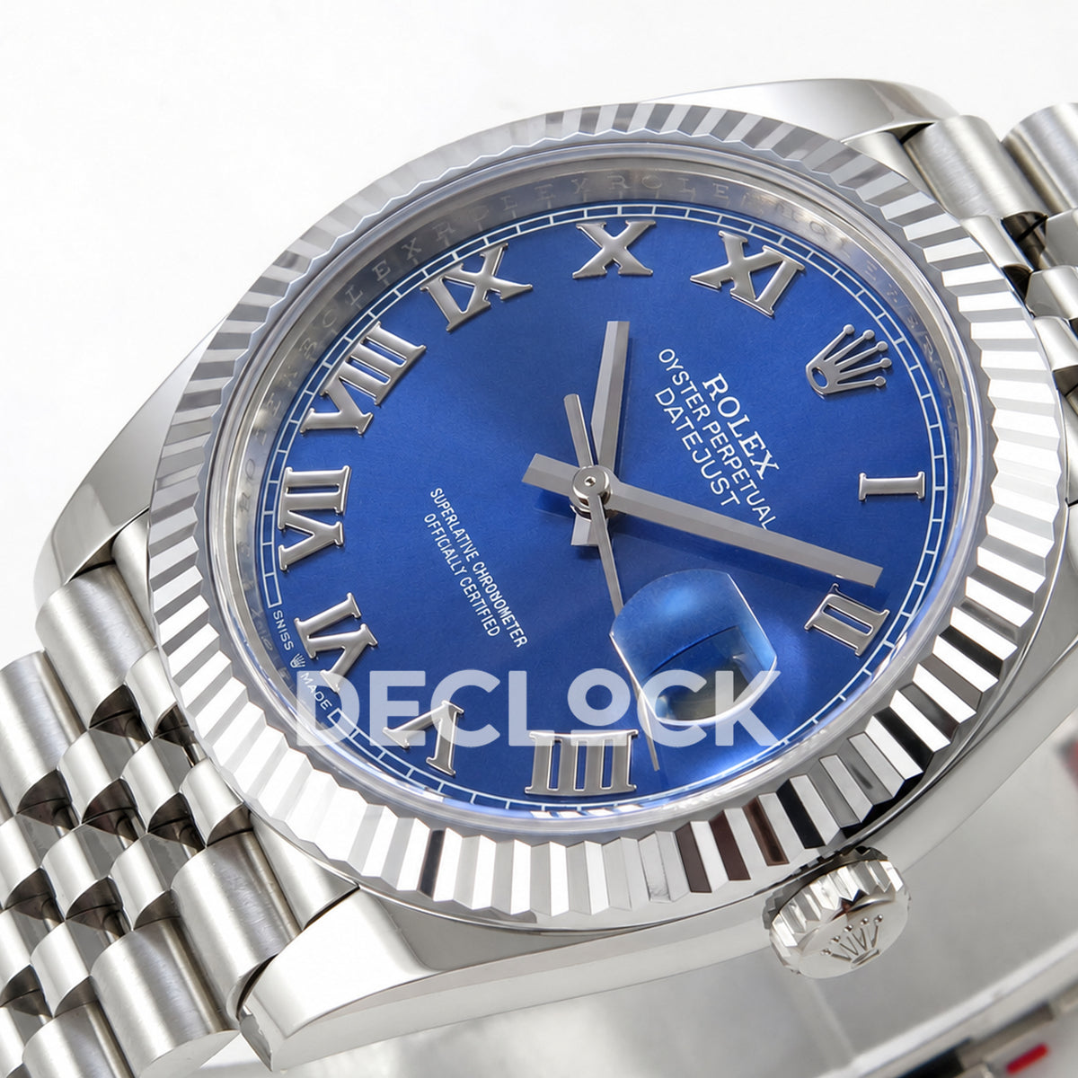 Rolex Datejust 41 126334 Blue Roman Dial Jubilee RGF JH3235