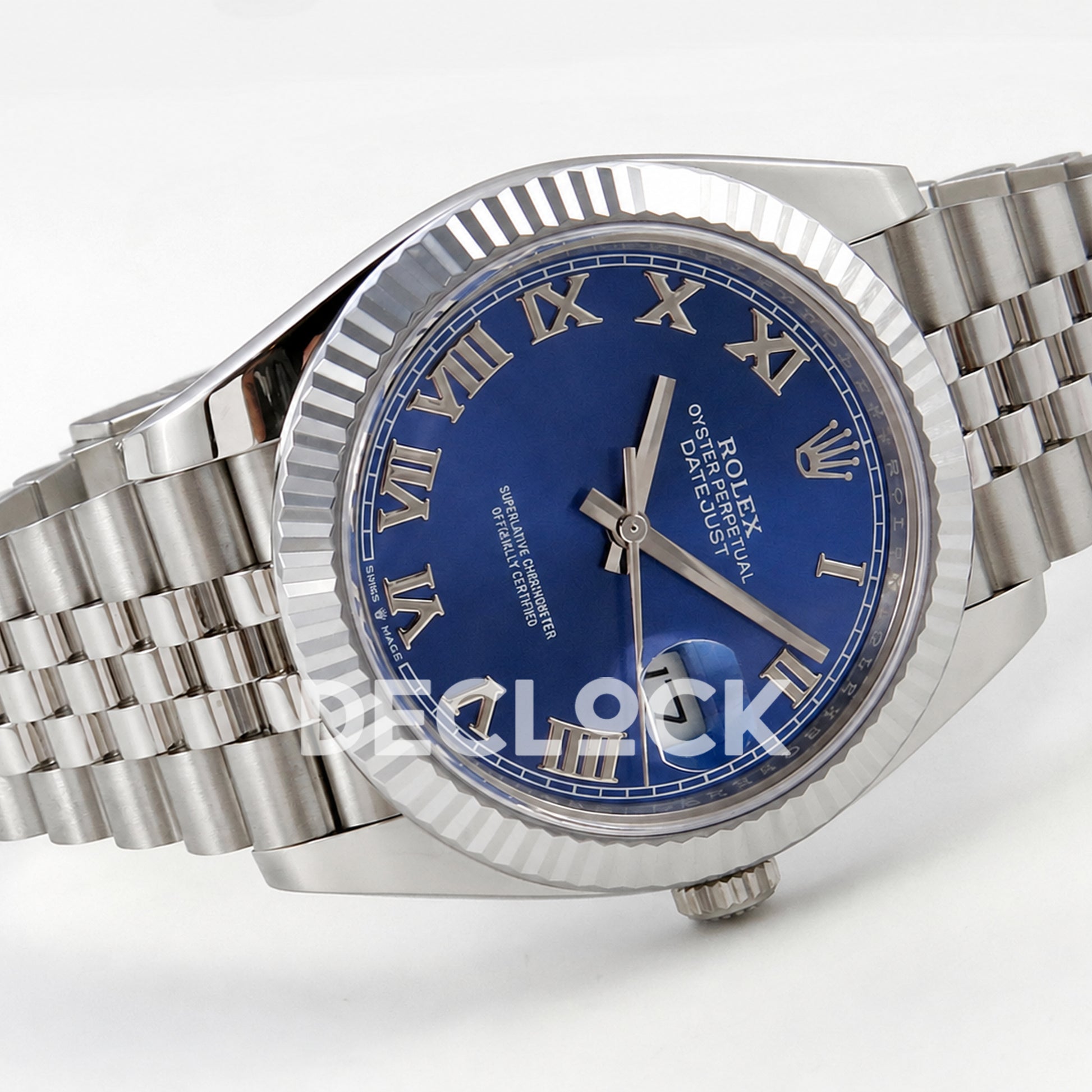 Rolex Datejust 41 126334 Blue Roman Dial Jubilee RGF JH3235