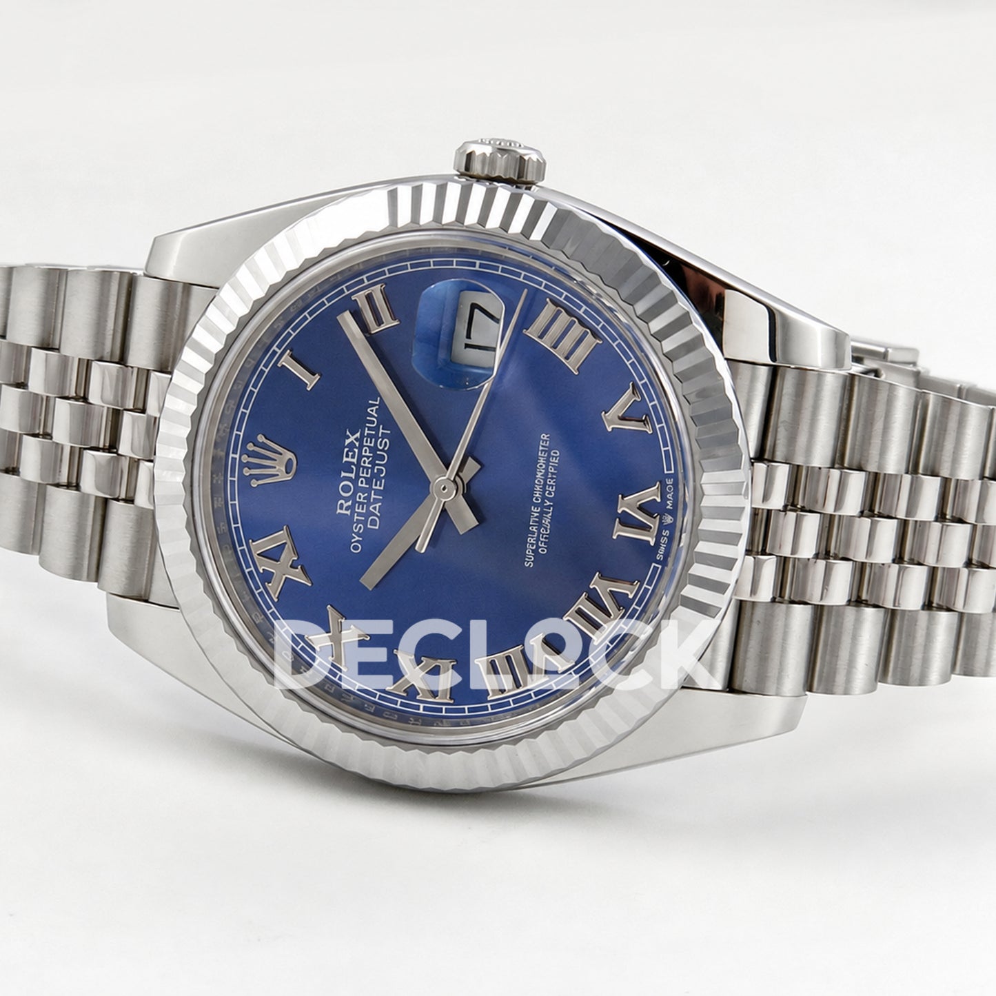 Rolex Datejust 41 126334 Blue Roman Dial Jubilee RGF JH3235