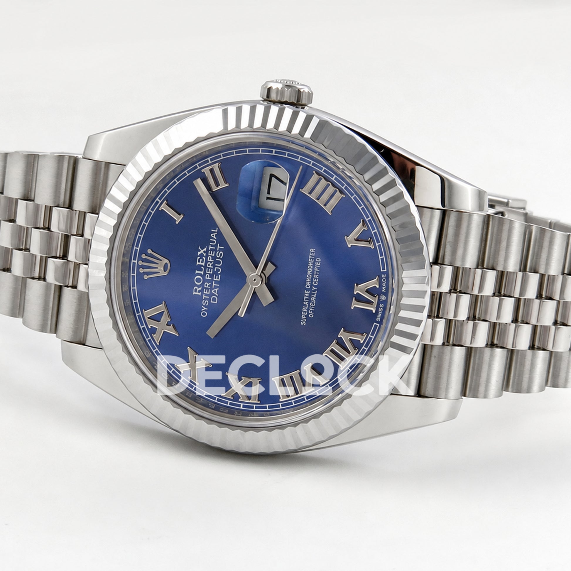 Rolex Datejust 41 126334 Blue Roman Dial Jubilee RGF JH3235