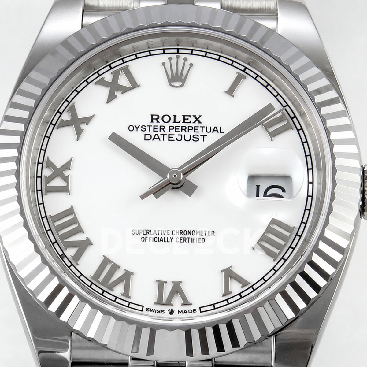 Rolex Datejust 41 126334 White Roman Dial Jubilee RGF JH3235