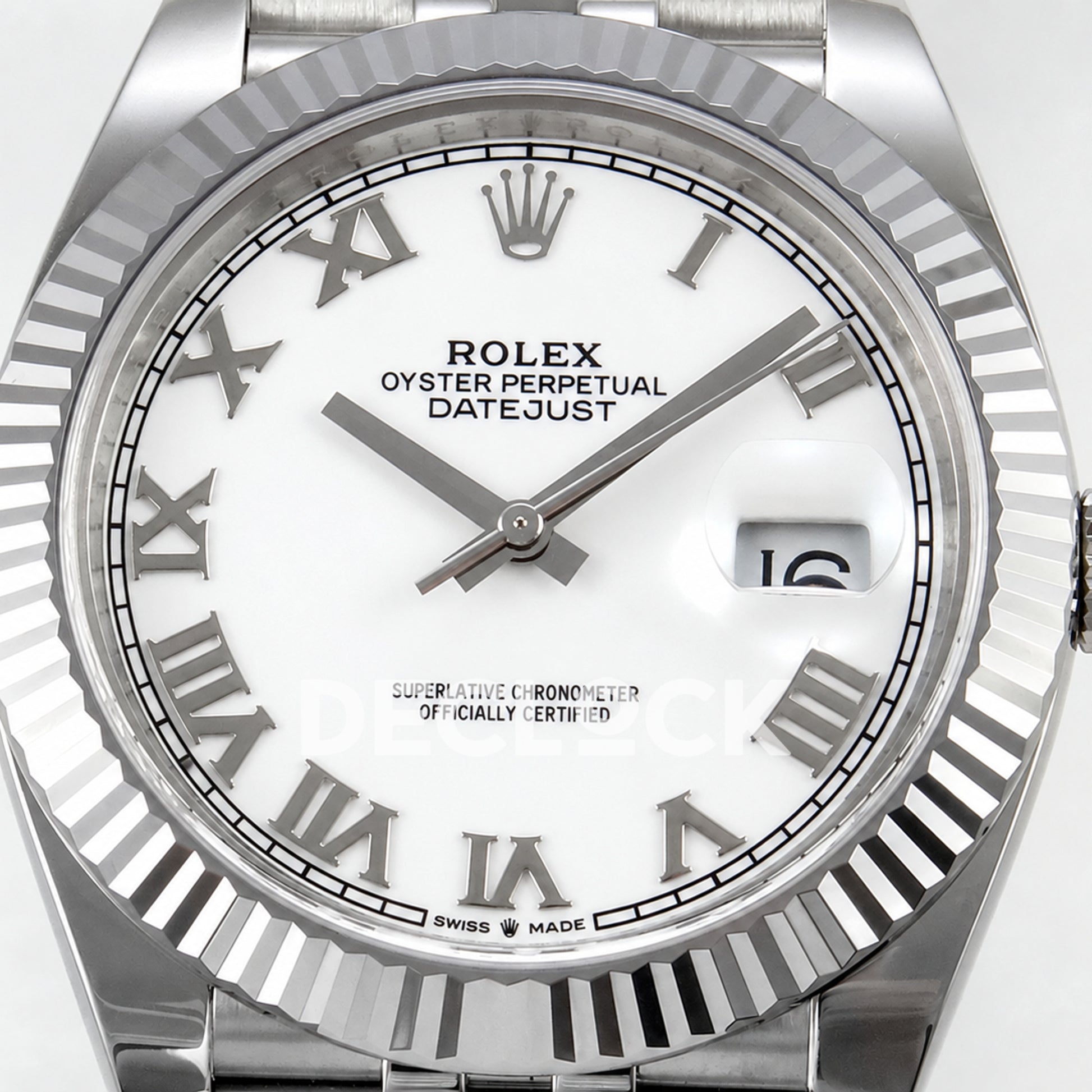 Rolex Datejust 41 126334 White Roman Dial Jubilee RGF JH3235