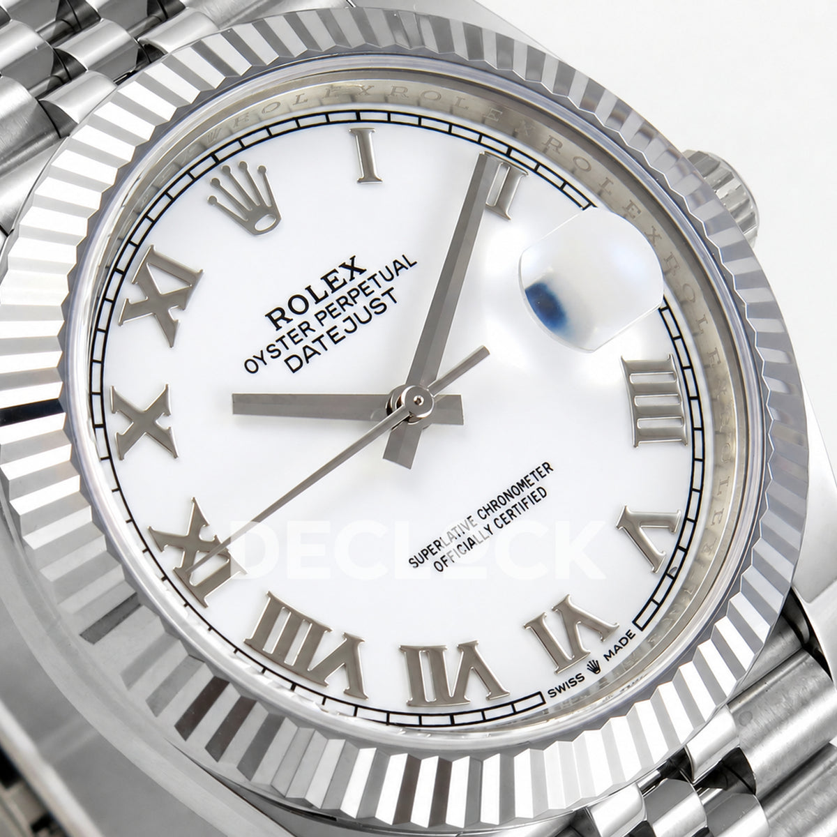 Rolex Datejust 41 126334 White Roman Dial Jubilee RGF JH3235