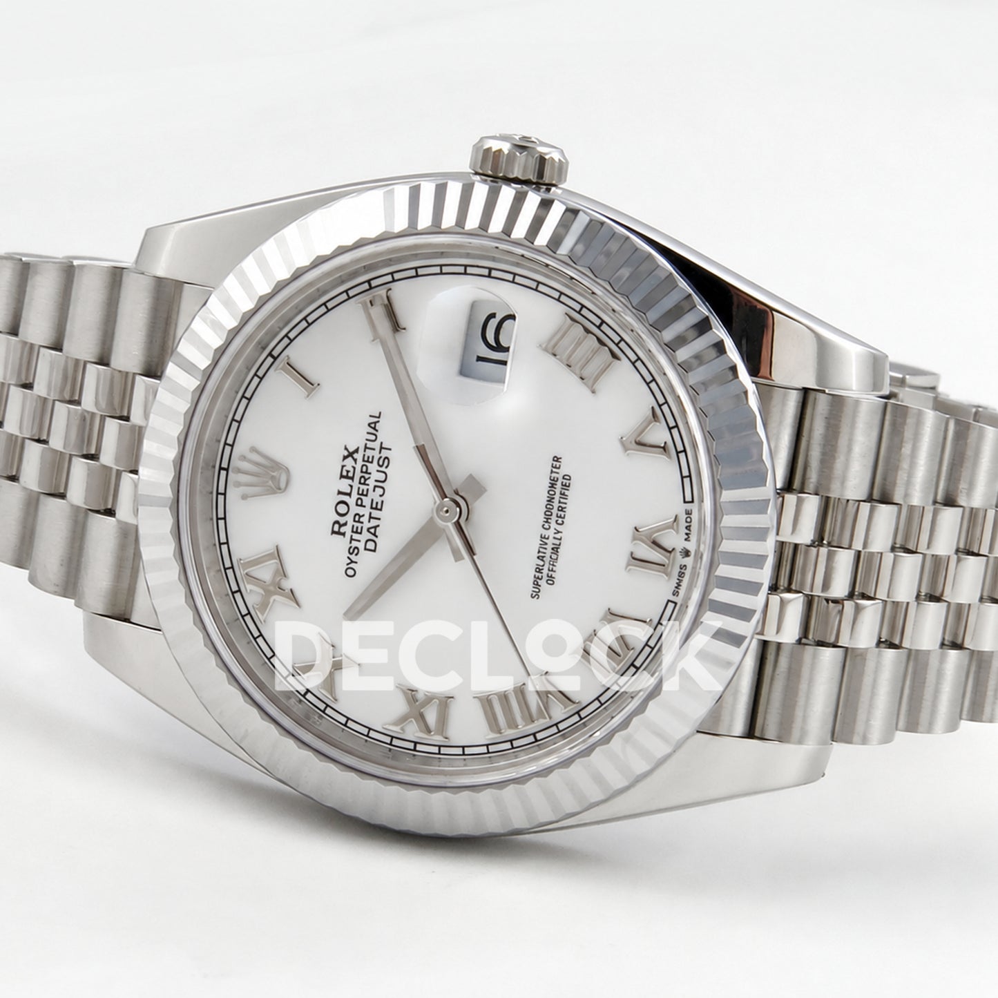Rolex Datejust 41 126334 White Roman Dial Jubilee RGF JH3235