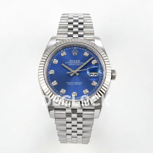Rolex Datejust 41 126334 Blue Diamonds Jubilee RGF JH3235