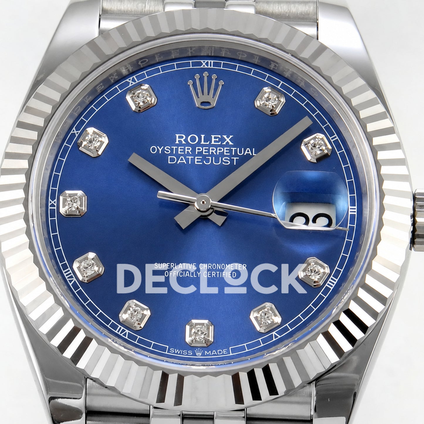 Rolex Datejust 41 126334 Blue Diamonds Jubilee RGF JH3235