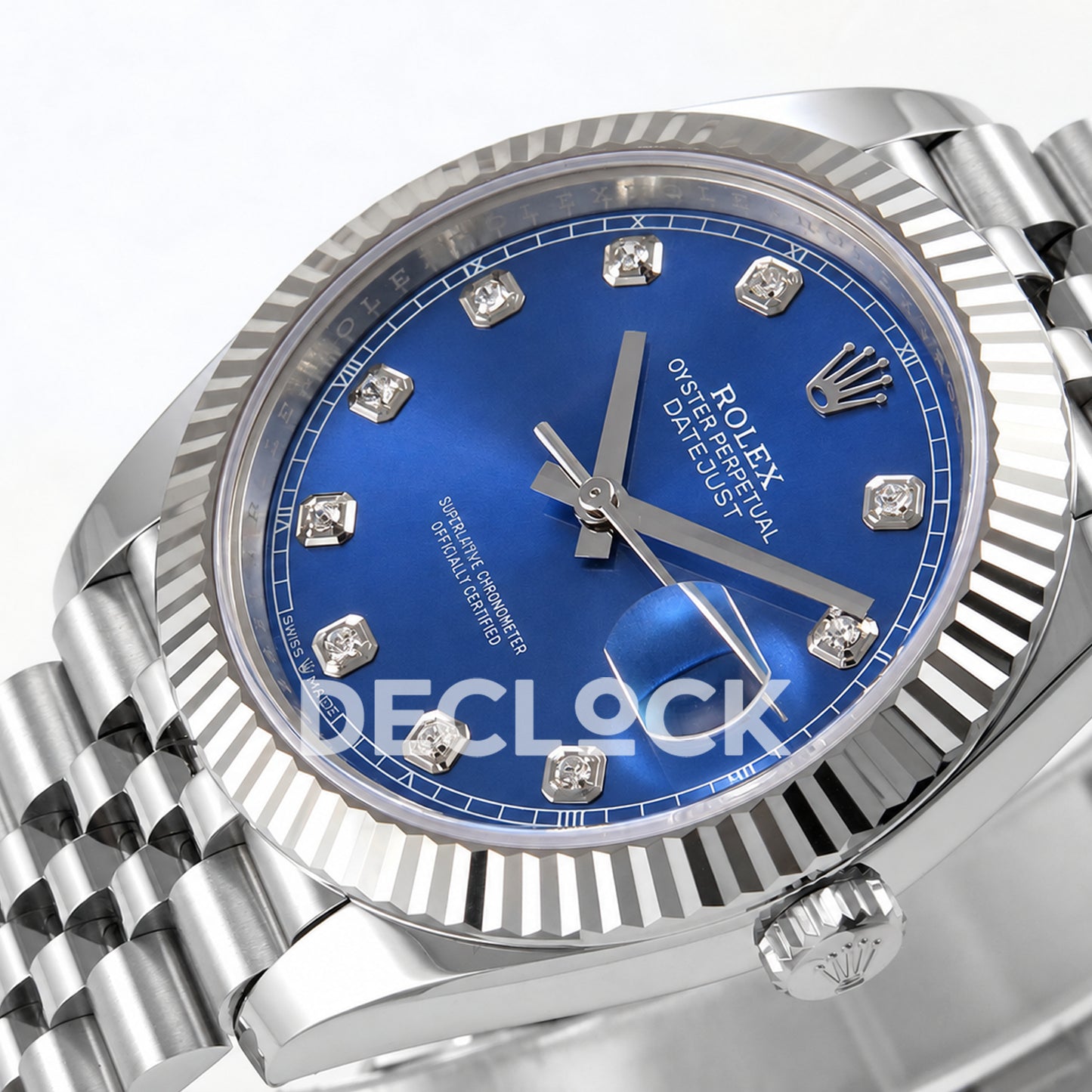 Rolex Datejust 41 126334 Blue Diamonds Jubilee RGF JH3235