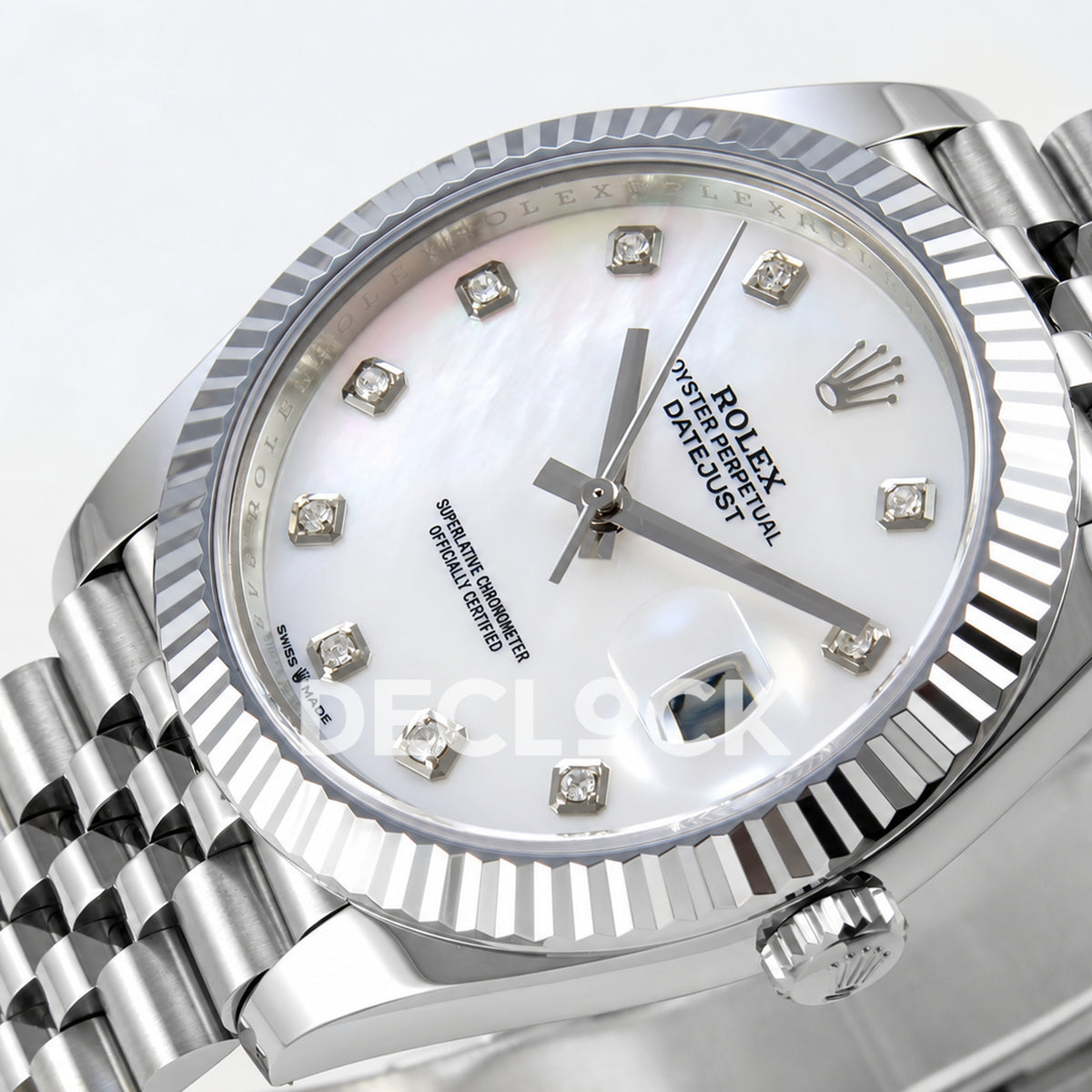 Rolex Datejust 41 126334 White MOP Diamonds Jubilee RGF JH3235