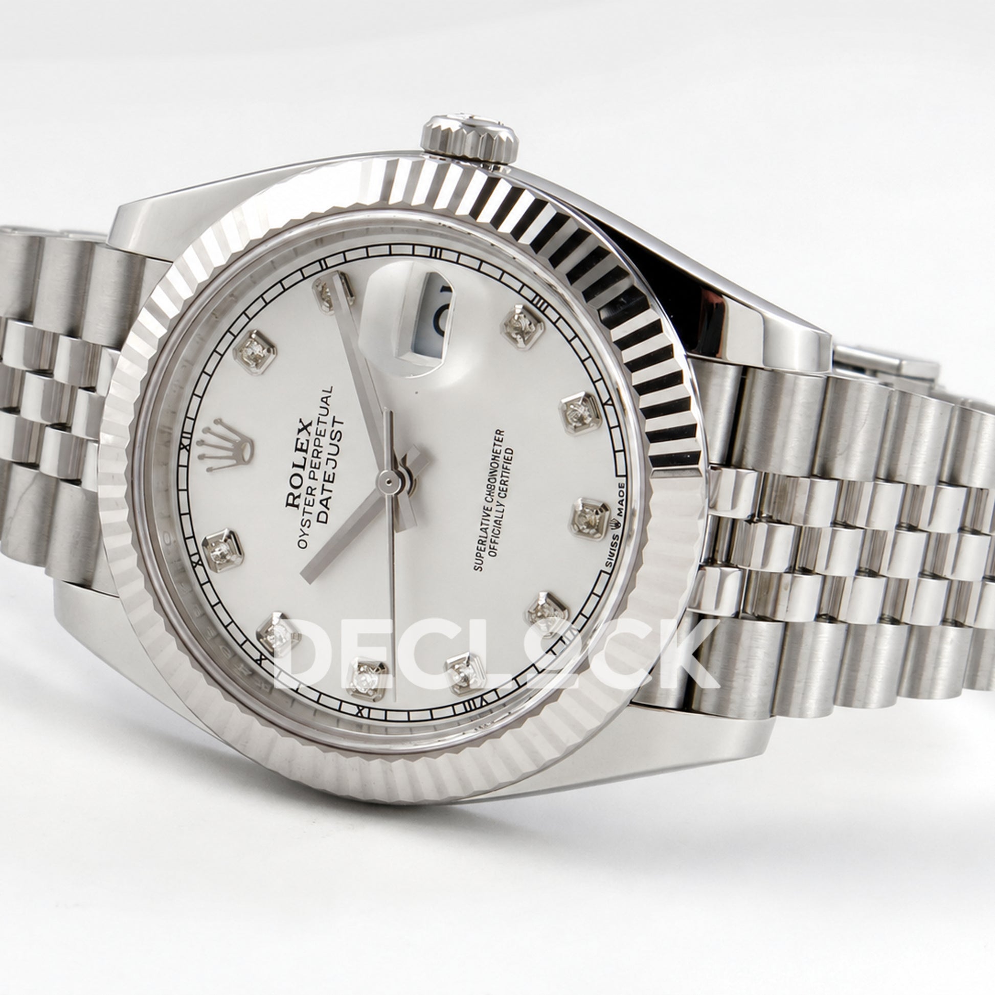 Rolex Datejust 41 126334 White Diamonds Jubilee RGF JH3235