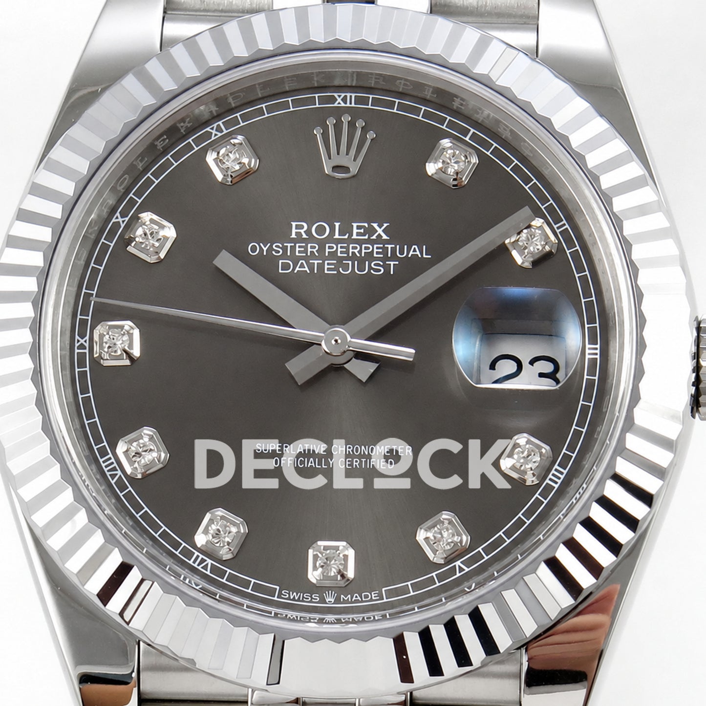 Rolex Datejust 41 126334 Grey Diamonds Jubilee RGF JH3235
