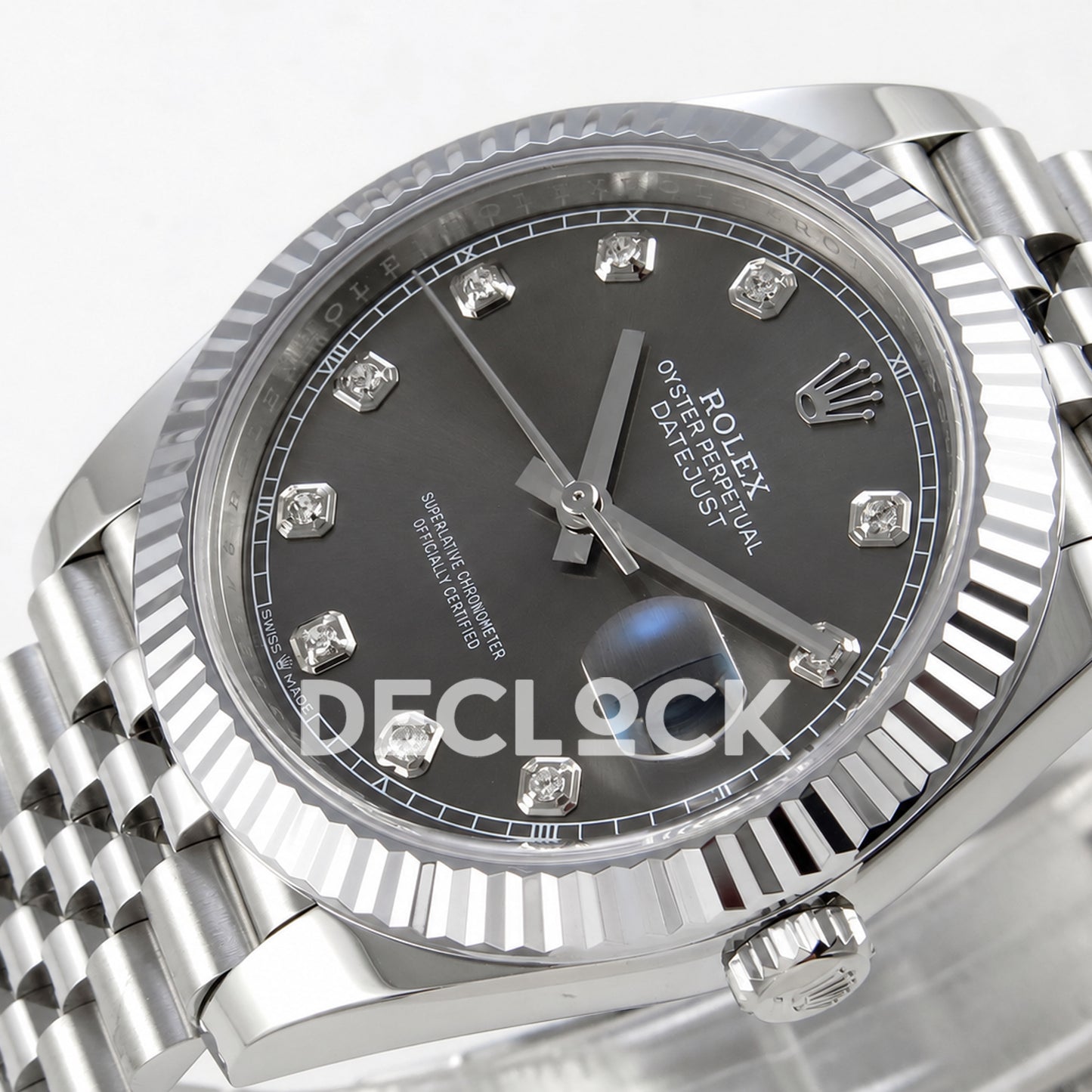 Rolex Datejust 41 126334 Grey Diamonds Jubilee RGF JH3235