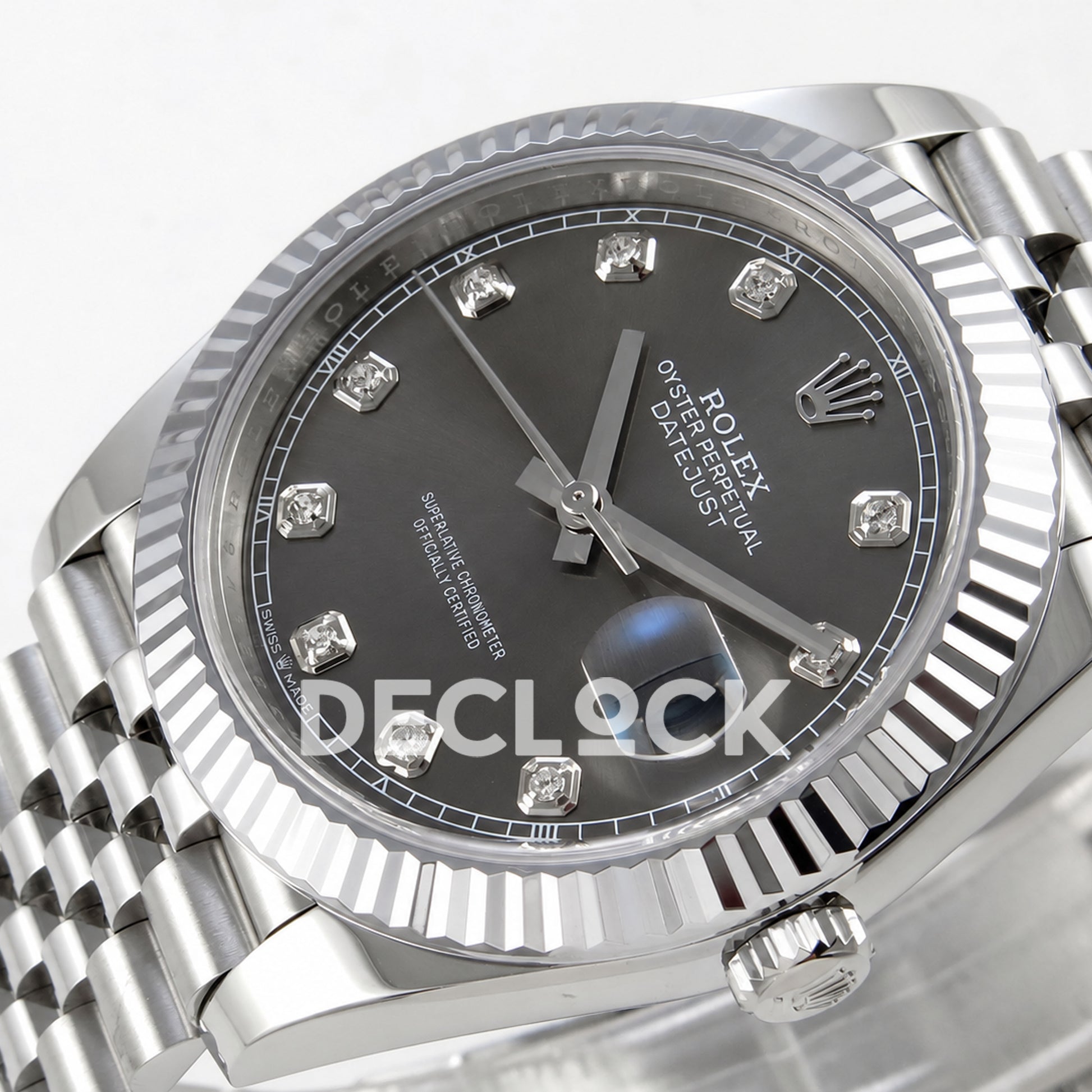 Rolex Datejust 41 126334 Grey Diamonds Jubilee RGF JH3235
