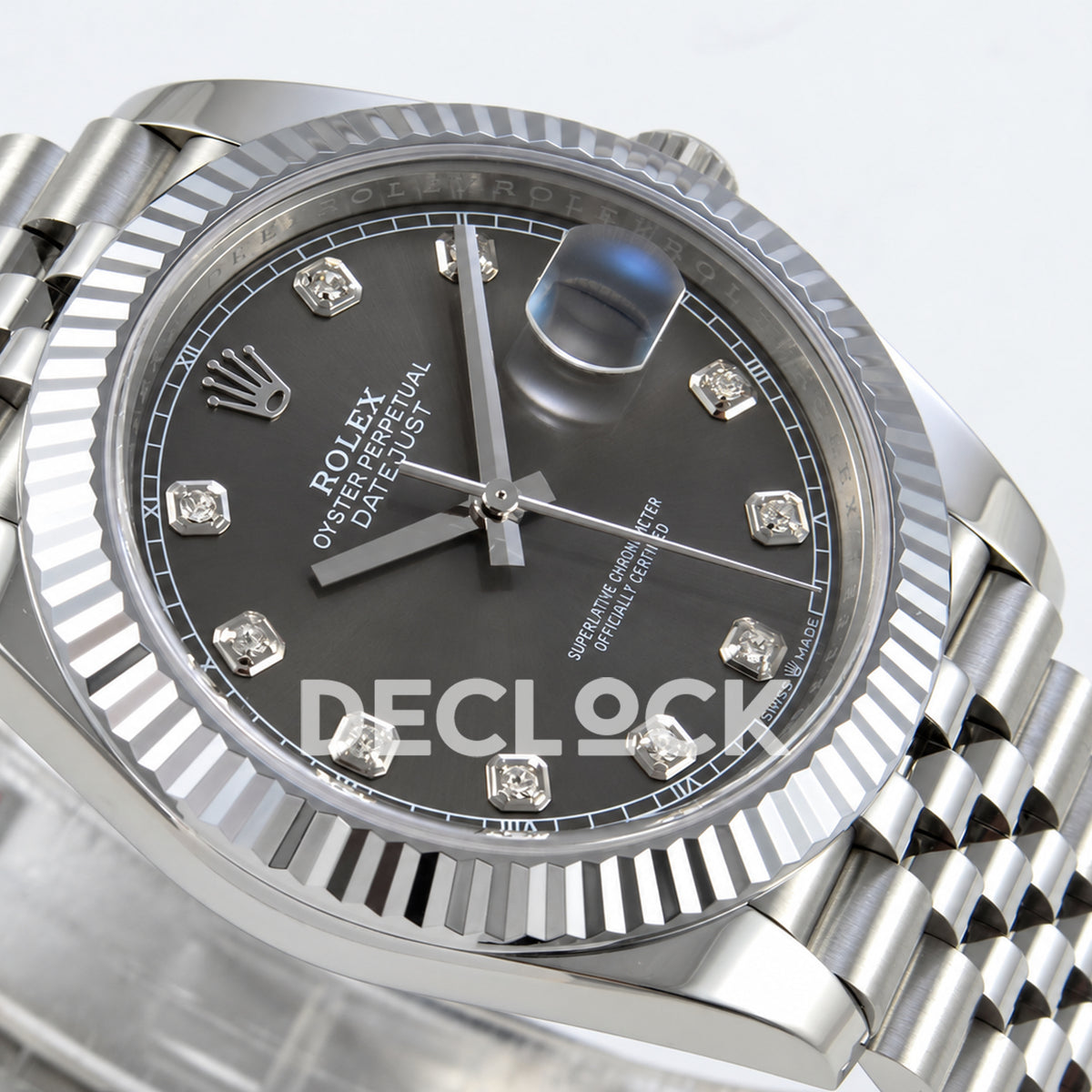Rolex Datejust 41 126334 Grey Diamonds Jubilee RGF JH3235