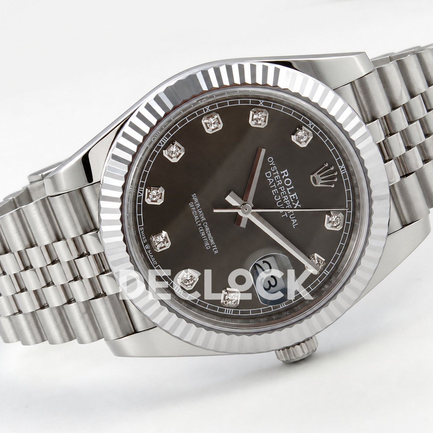 Rolex Datejust 41 126334 Grey Diamonds Jubilee RGF JH3235