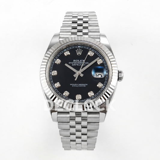 Rolex Datejust 41 126334 Black Diamonds Jubilee RGF JH3235