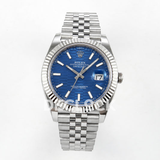 Rolex Datejust 41 126334 Blue Textured Dial Jubilee RGF JH3235