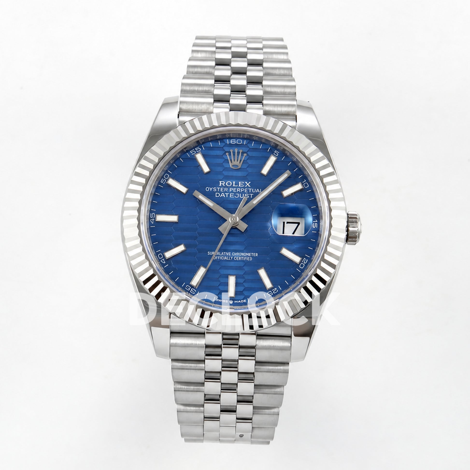 Rolex Datejust 41 126334 Blue Textured Dial Jubilee RGF JH3235