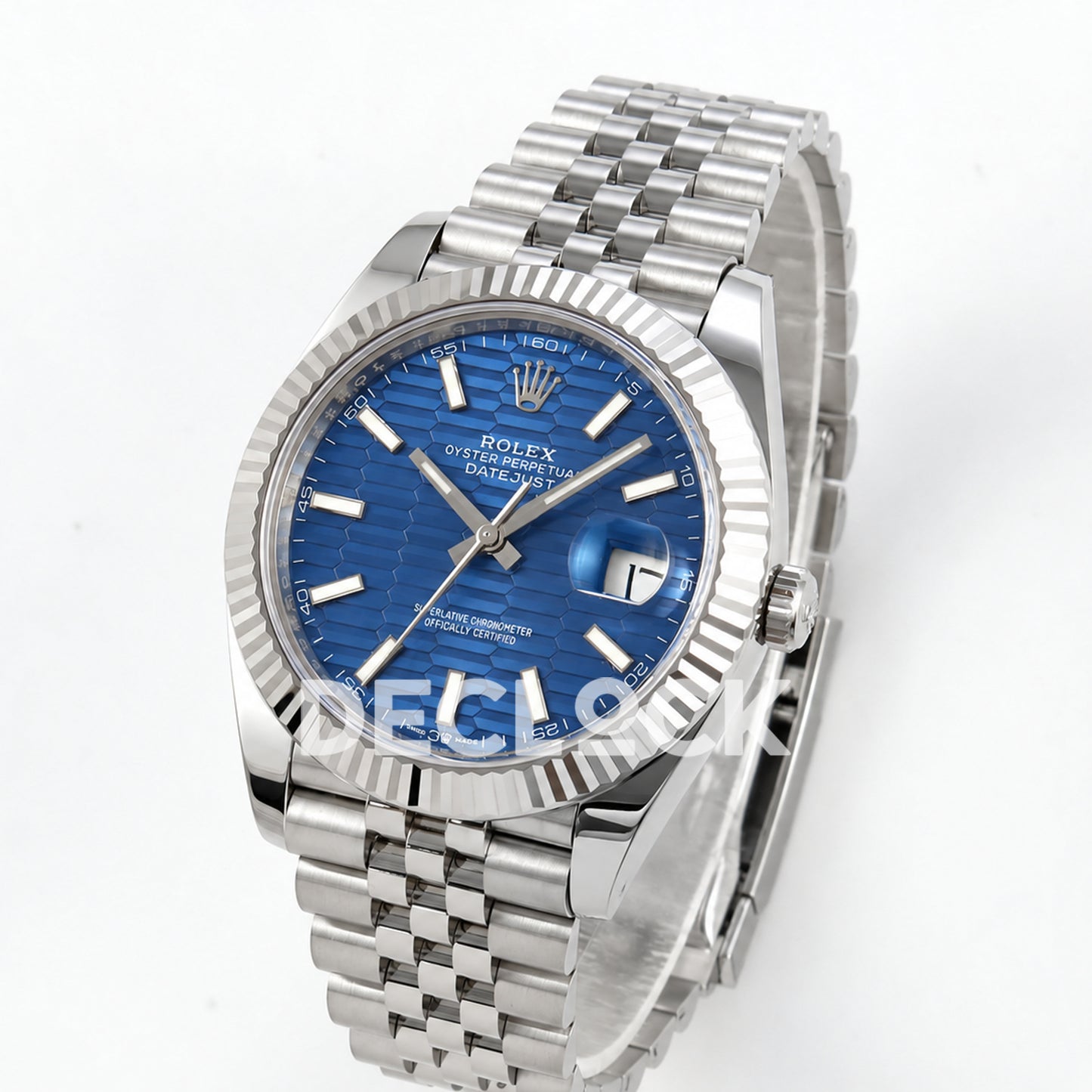 Rolex Datejust 41 126334 Blue Textured Dial Jubilee RGF JH3235