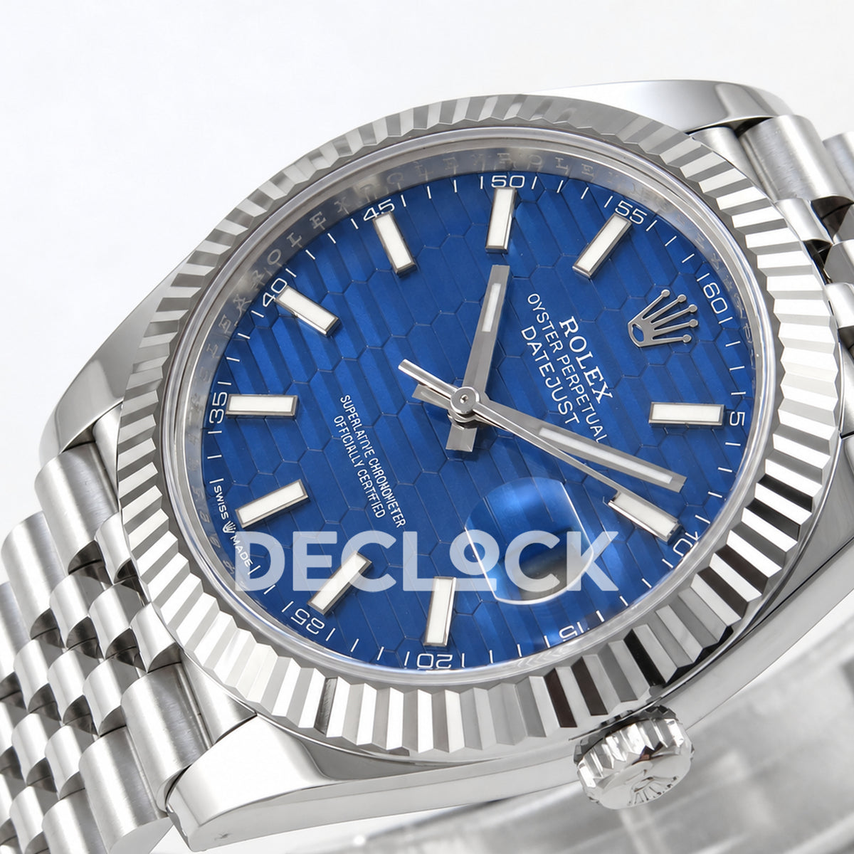 Rolex Datejust 41 126334 Blue Textured Dial Jubilee RGF JH3235