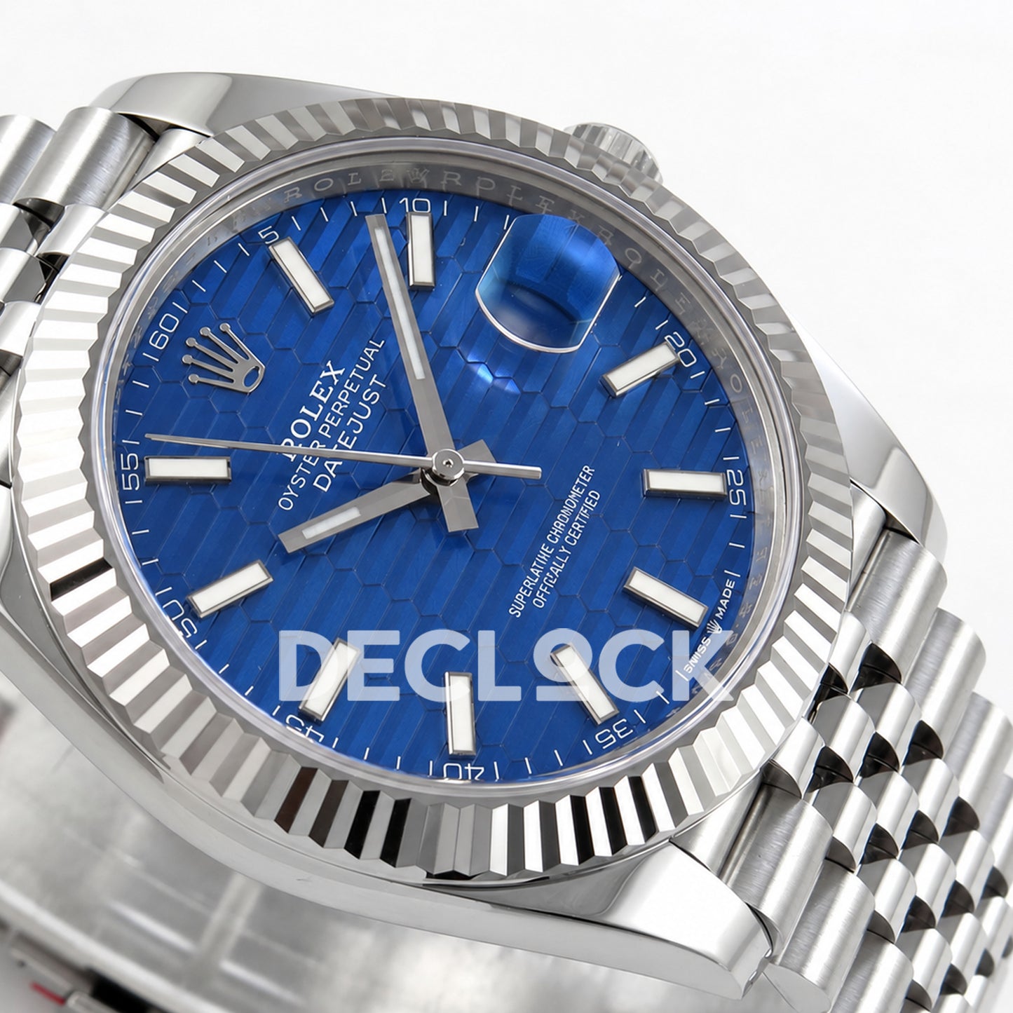 Rolex Datejust 41 126334 Blue Textured Dial Jubilee RGF JH3235