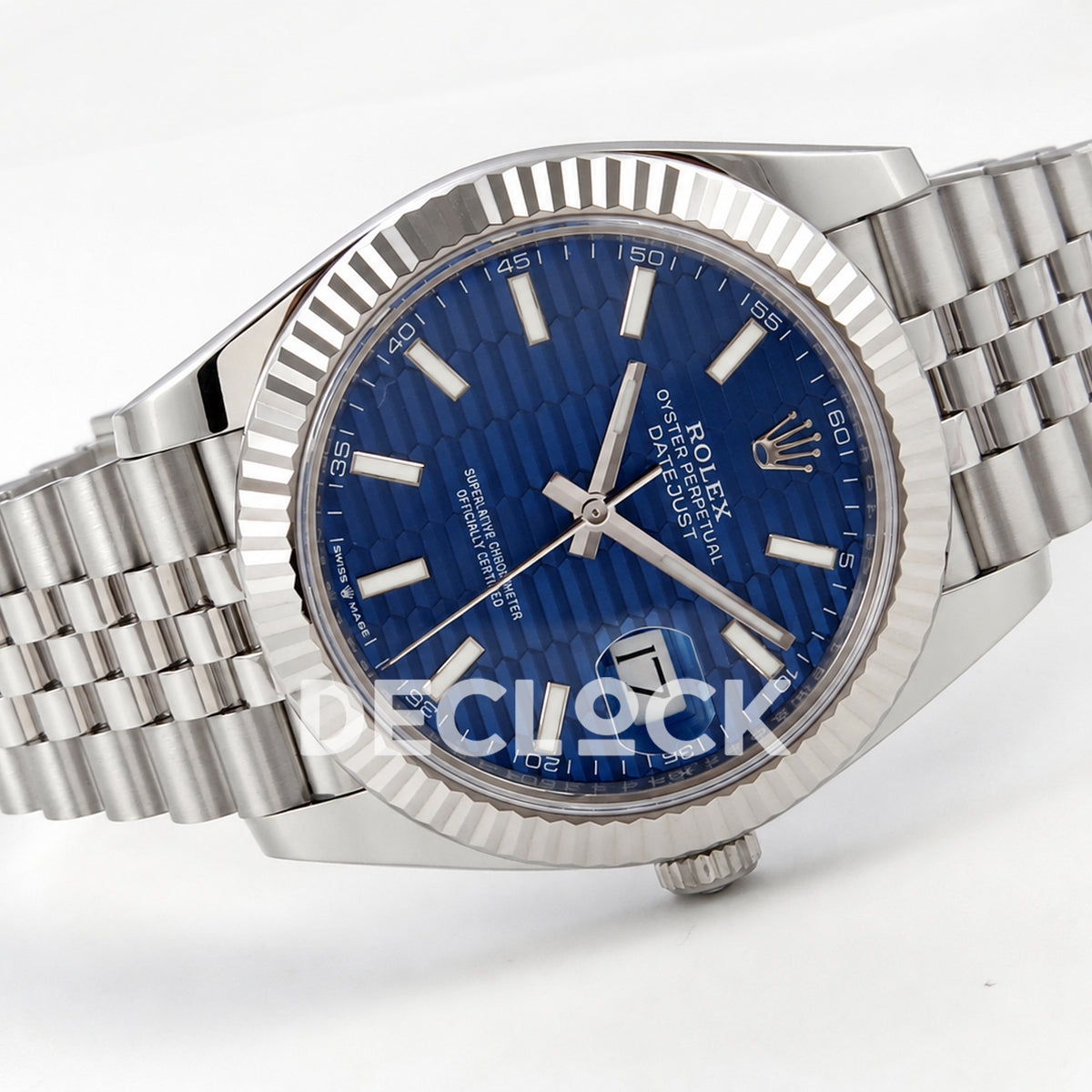 Rolex Datejust 41 126334 Blue Textured Dial Jubilee RGF JH3235
