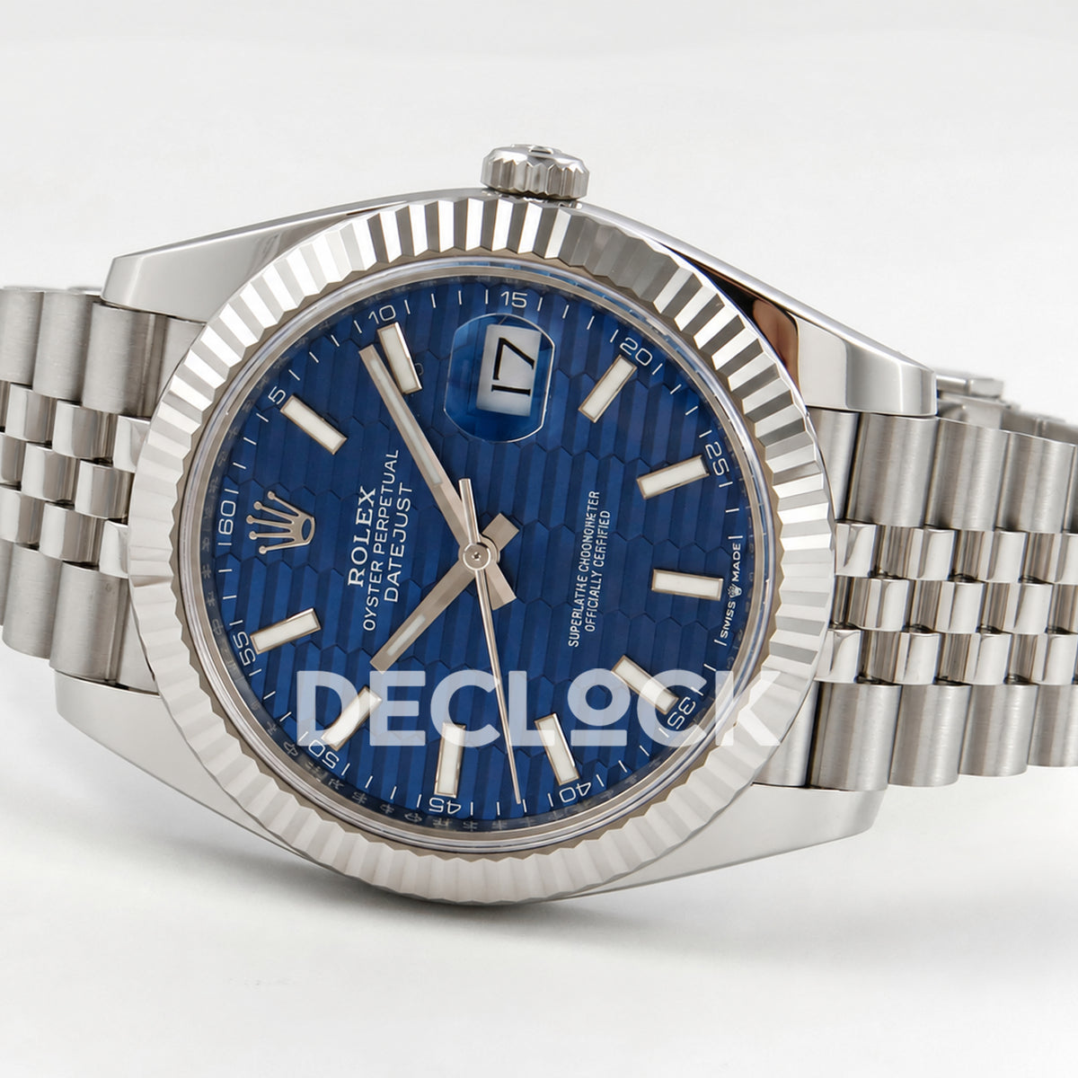 Rolex Datejust 41 126334 Blue Textured Dial Jubilee RGF JH3235