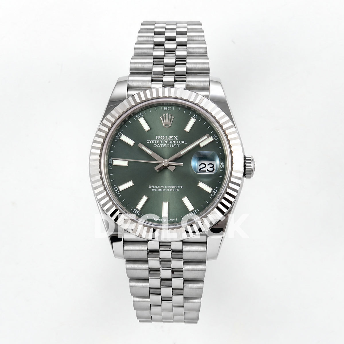 Rolex Datejust 41 126334 Green Stick Dial Jubilee RGF JH3235