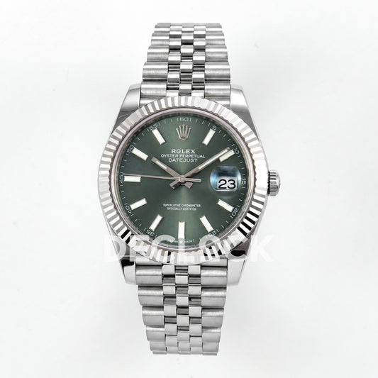 Rolex Datejust 41 126334 Green Stick Dial Jubilee RGF JH3235