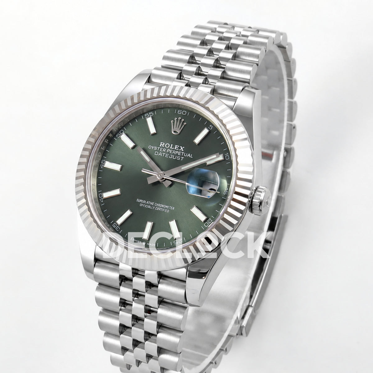 Rolex Datejust 41 126334 Green Stick Dial Jubilee RGF JH3235